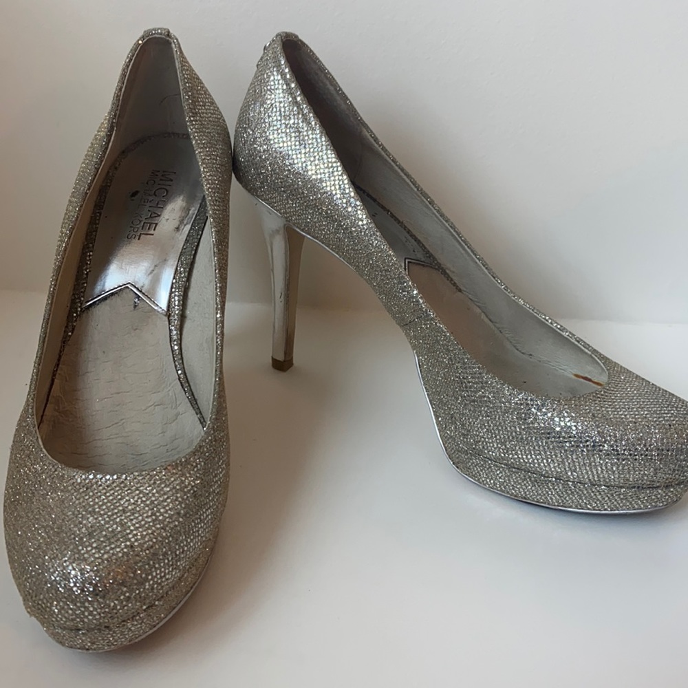 Michael Kors sparkled platform heels